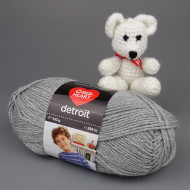 Detroit Red Heart 05668 mit grey mel