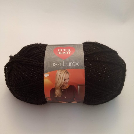 Lisa Lurex černá 0010